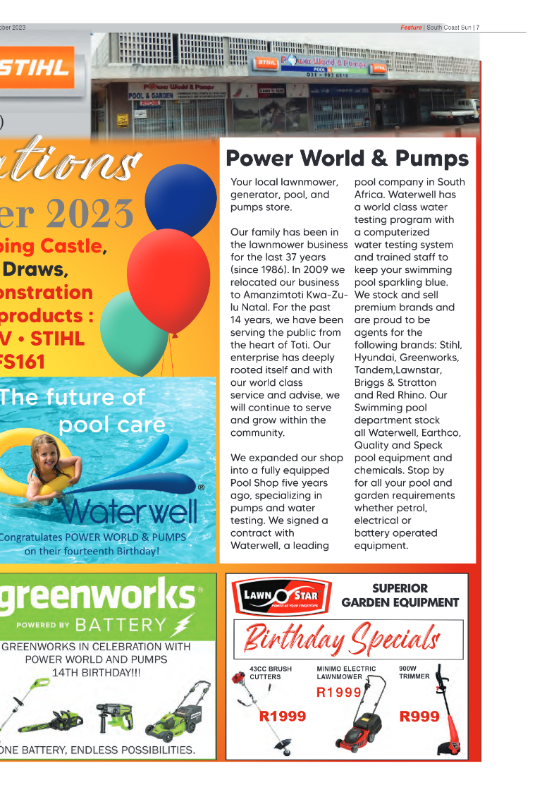 South Coast Sun 27 October 2023 page 7