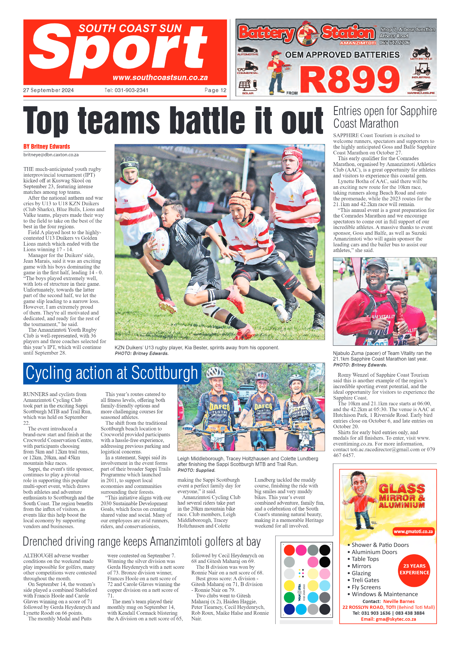South Coast Sun 27 September 2024 page 12