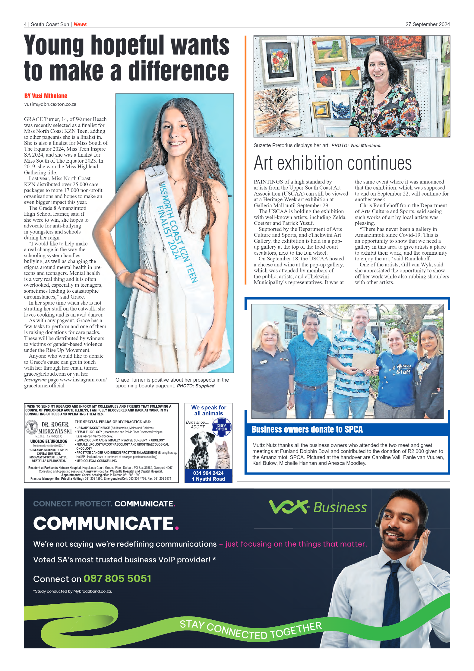 South Coast Sun 27 September 2024 page 4