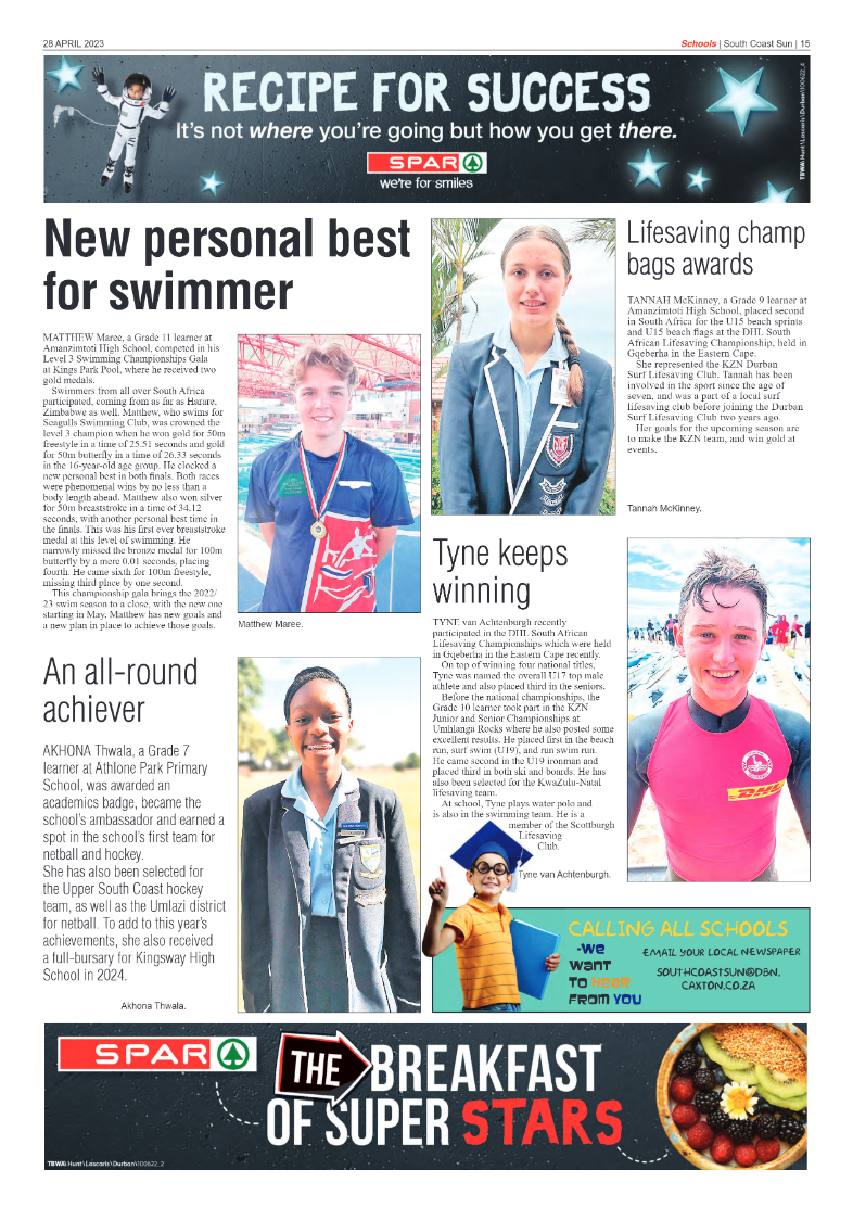 South Coast Sun 28 April 2023 page 15