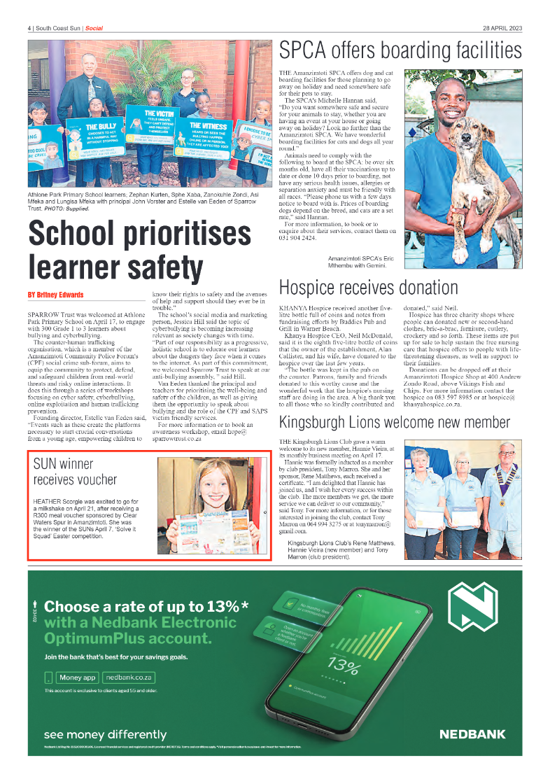 South Coast Sun 28 April 2023 page 4