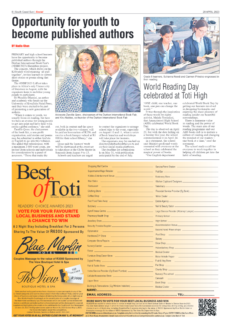 South Coast Sun 28 April 2023 page 8