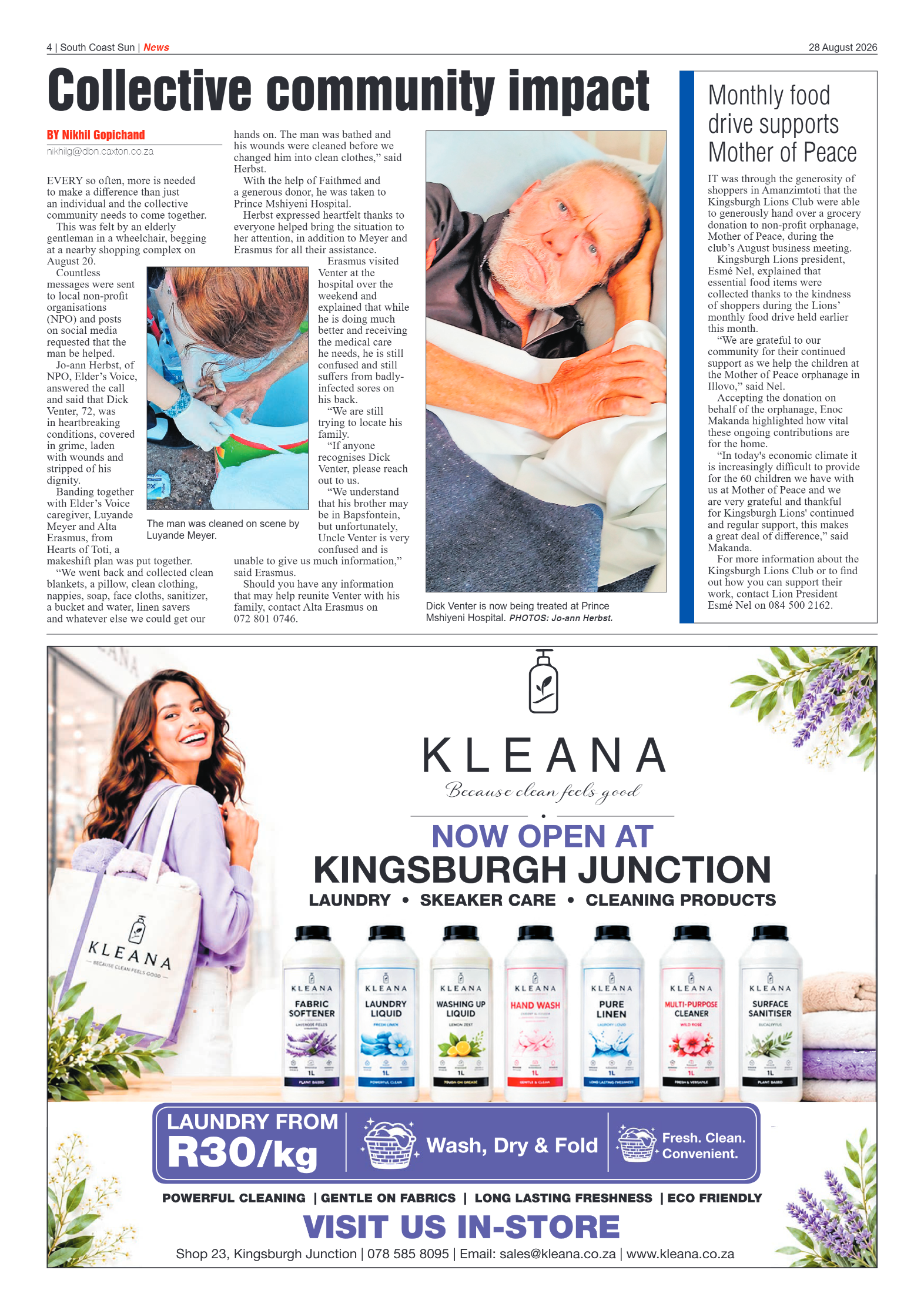 South Coast Sun 28 August 2026 page 4