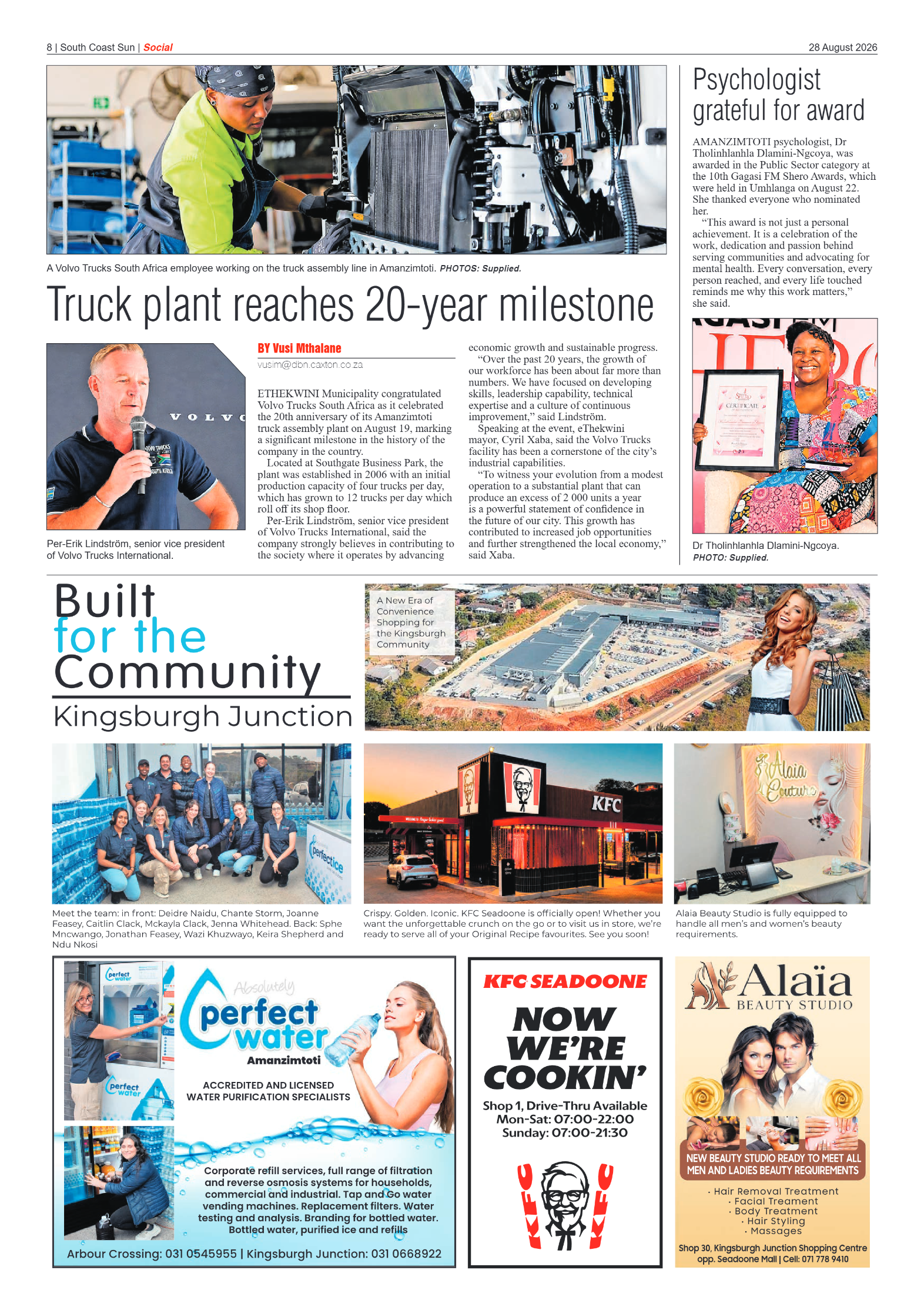 South Coast Sun 28 August 2026 page 8