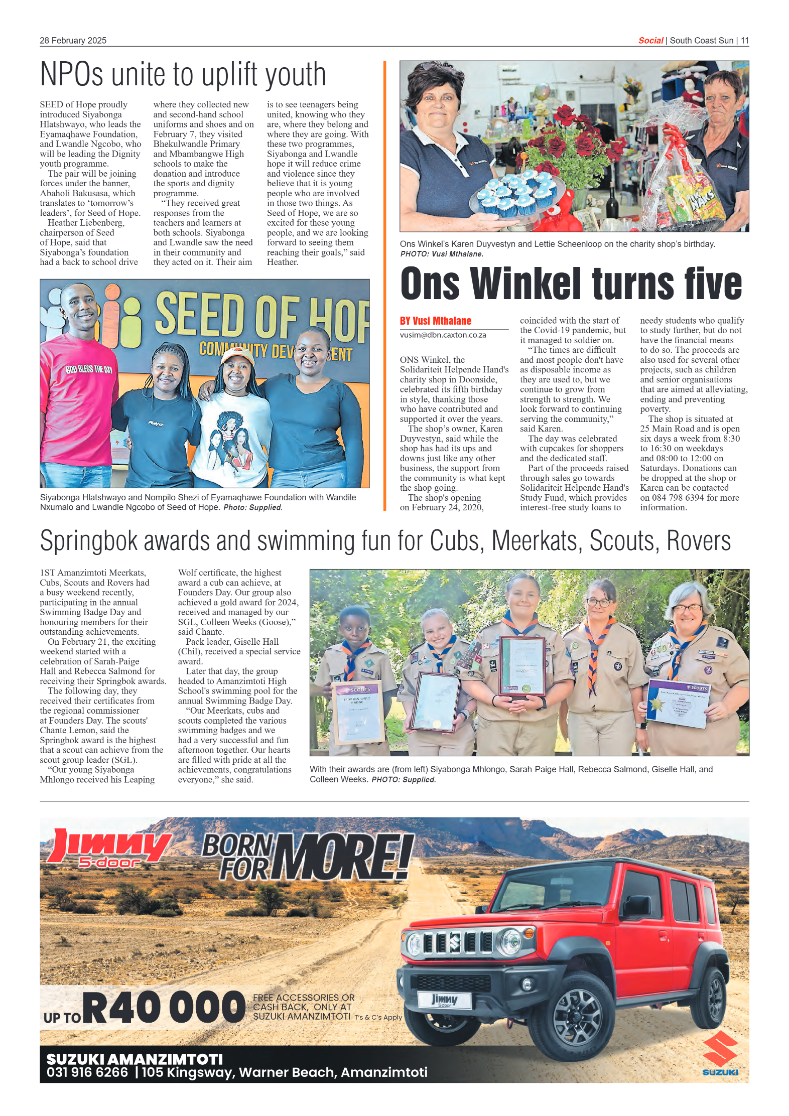 South Coast Sun 28 February 2025 page 11