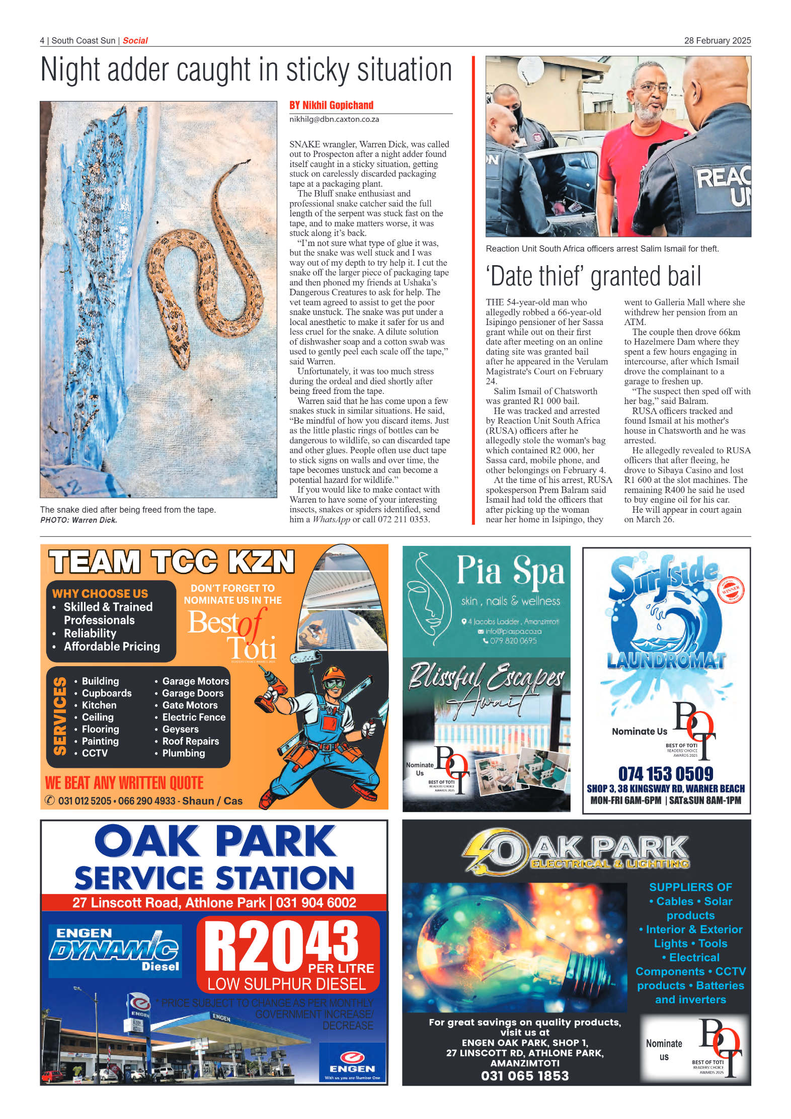 South Coast Sun 28 February 2025 page 4