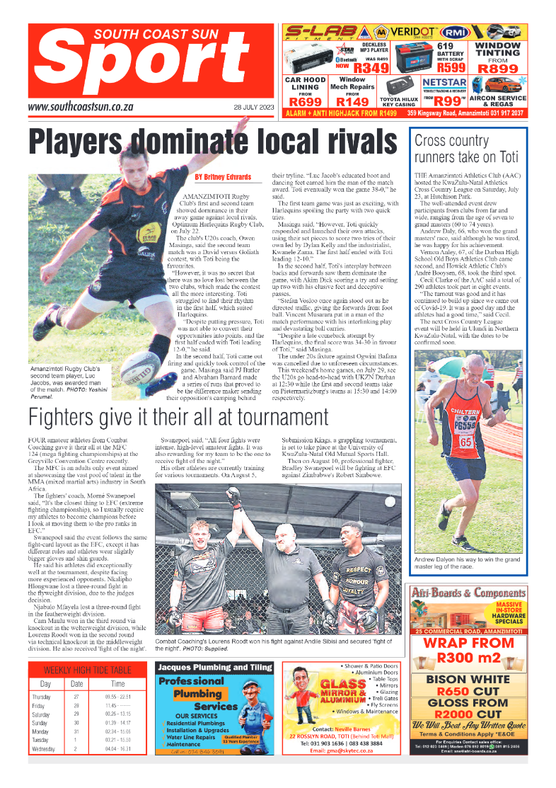 South Coast Sun 28 July 2023 page 16