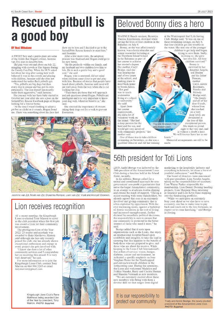 South Coast Sun 28 July 2023 page 4
