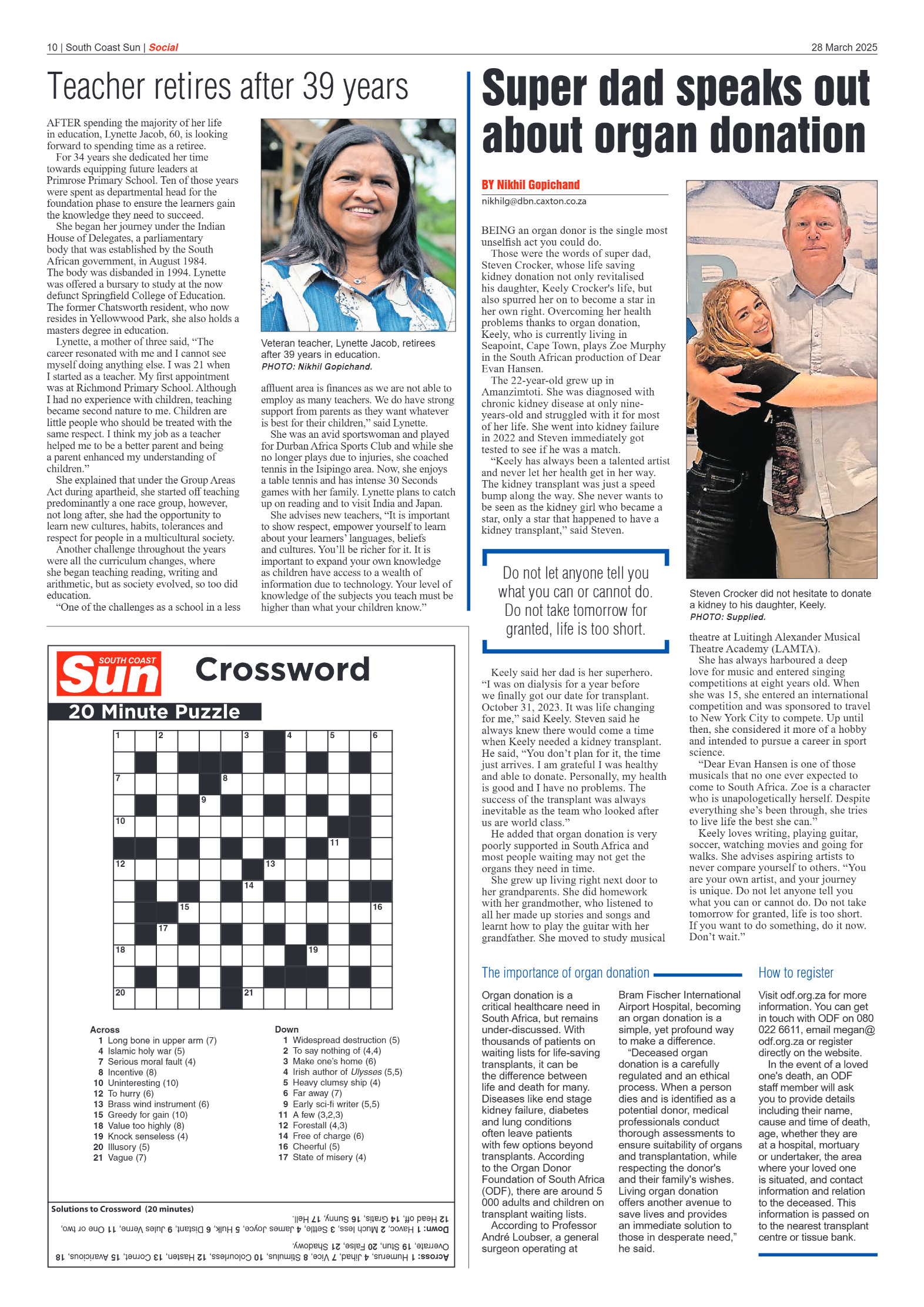South Coast Sun 28 March 2025 page 10