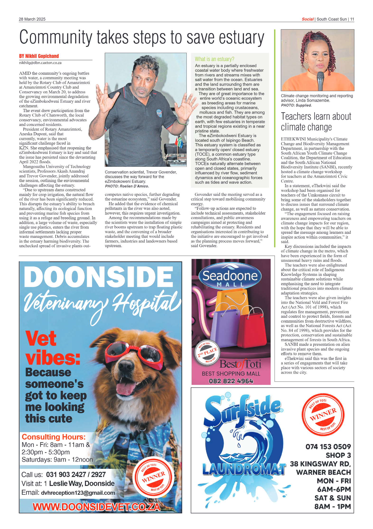 South Coast Sun 28 March 2025 page 11