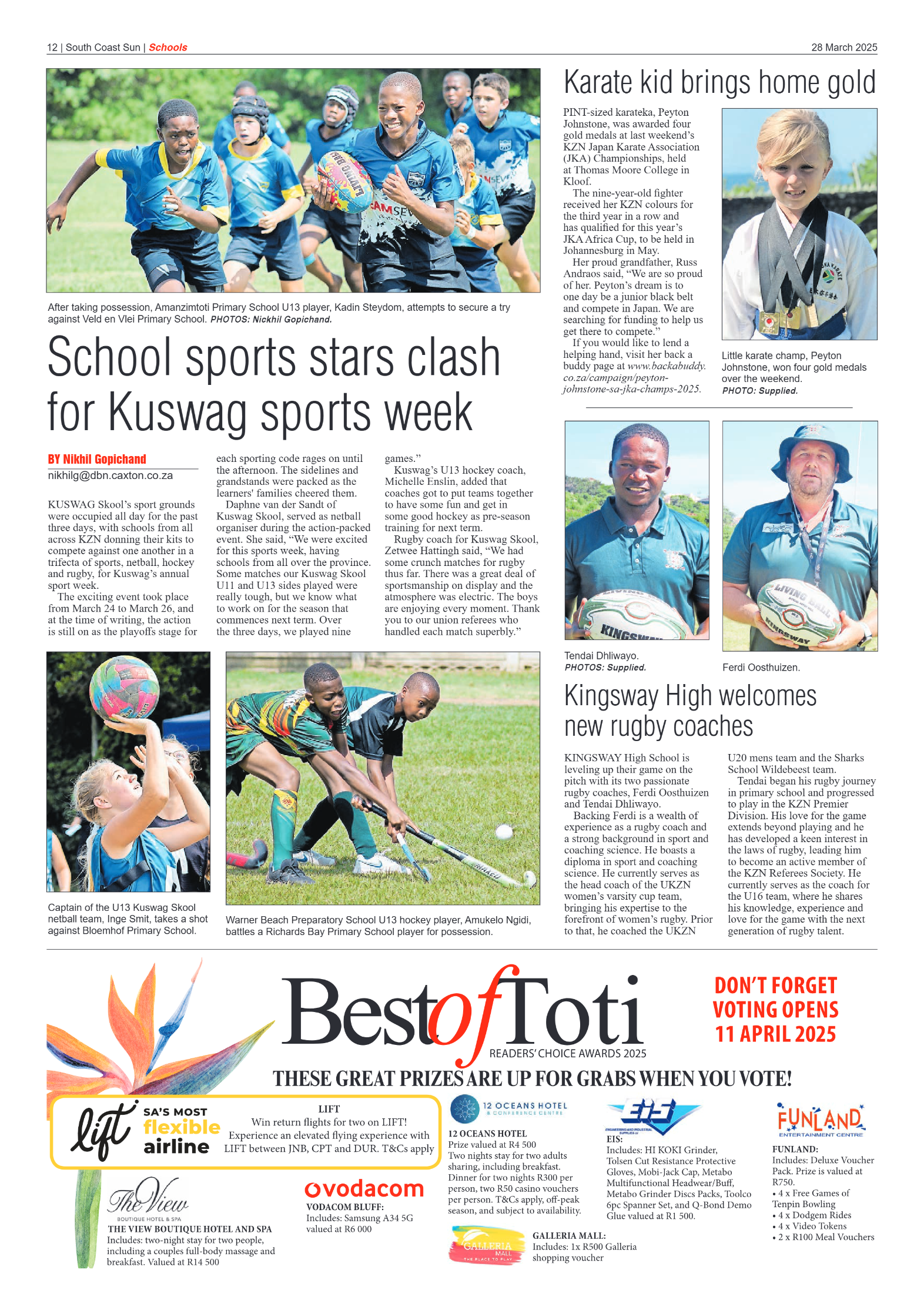 South Coast Sun 28 March 2025 page 12