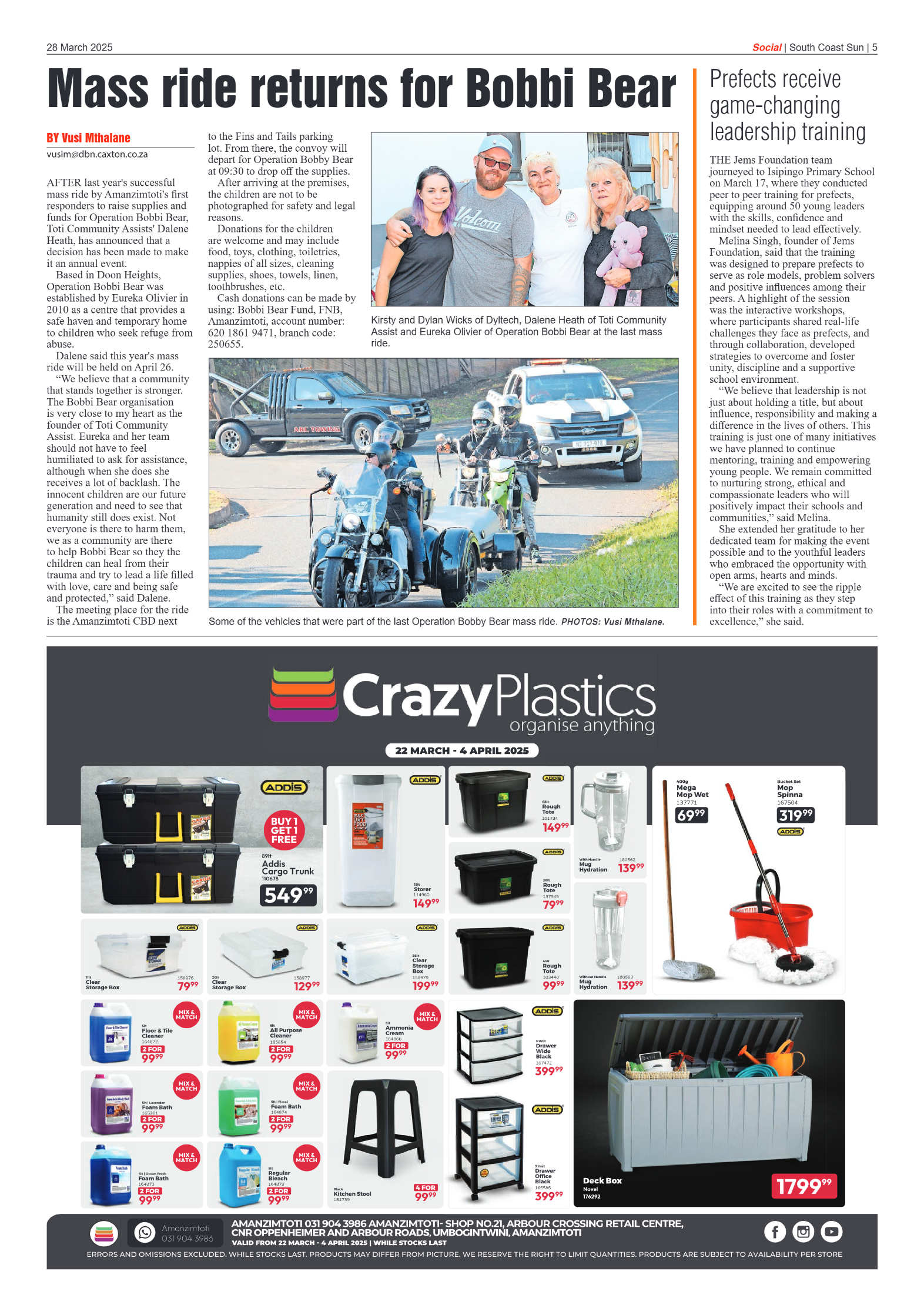 South Coast Sun 28 March 2025 page 5