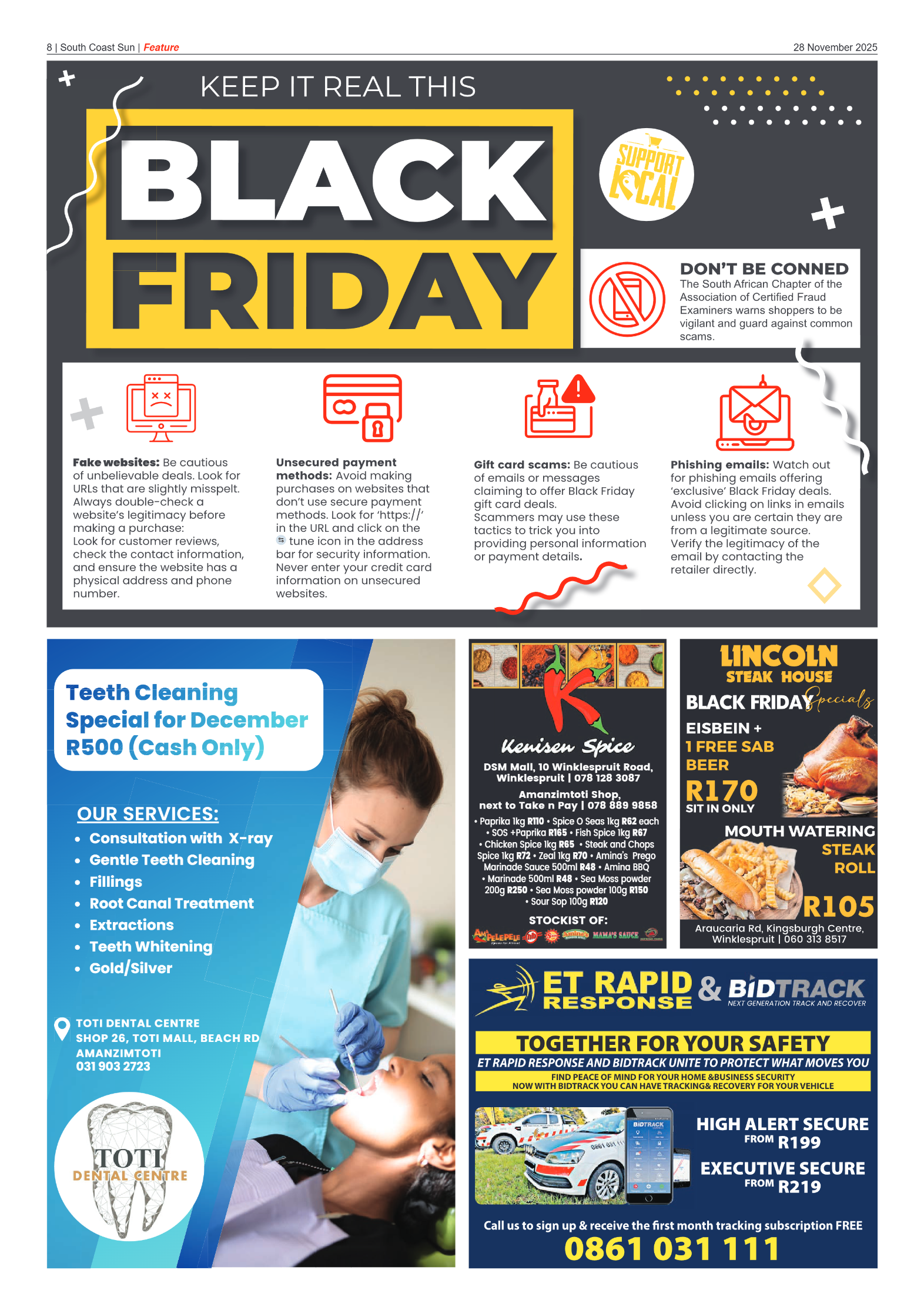 South Coast Sun 28 November 2025 page 10