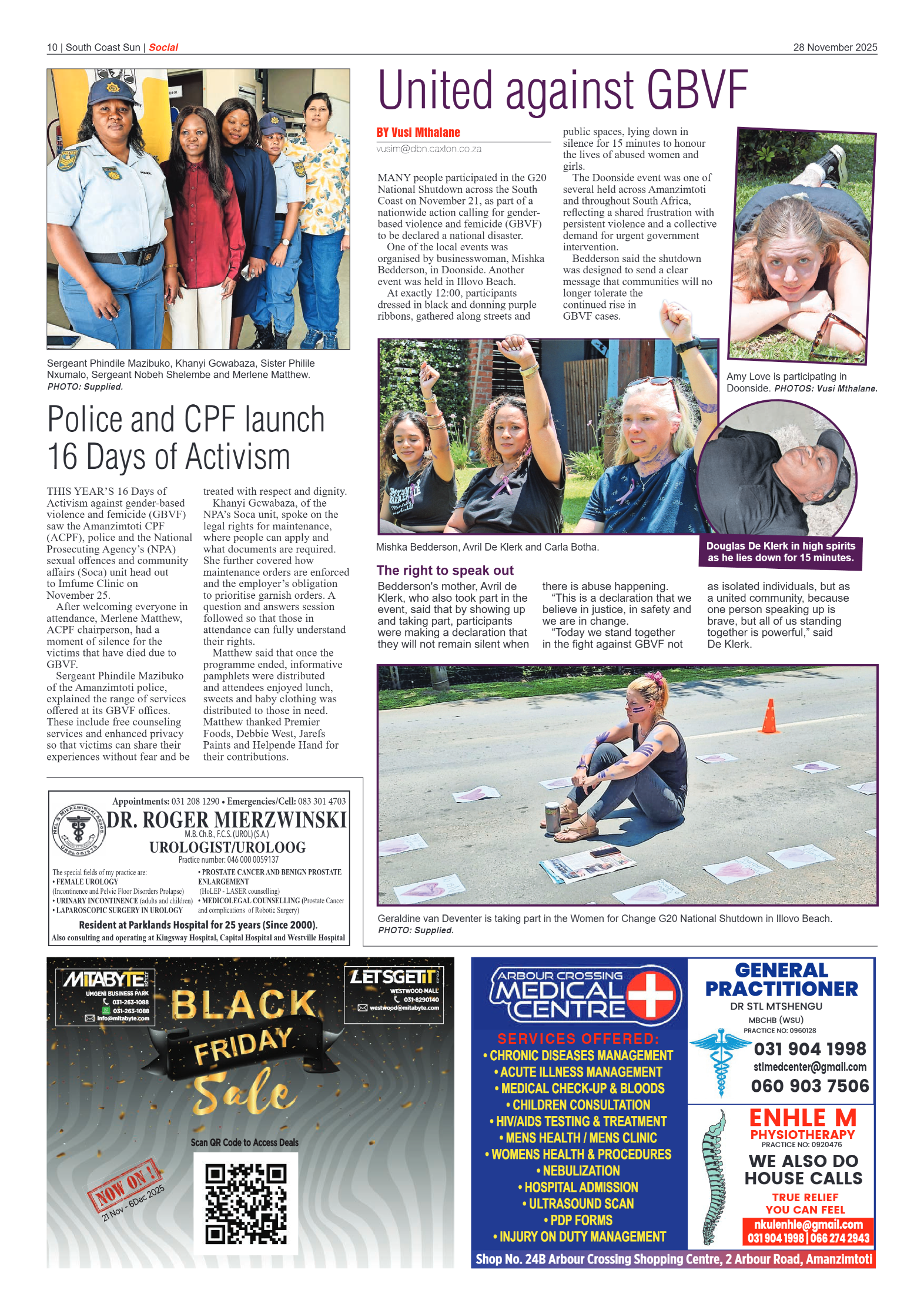 South Coast Sun 28 November 2025 page 12