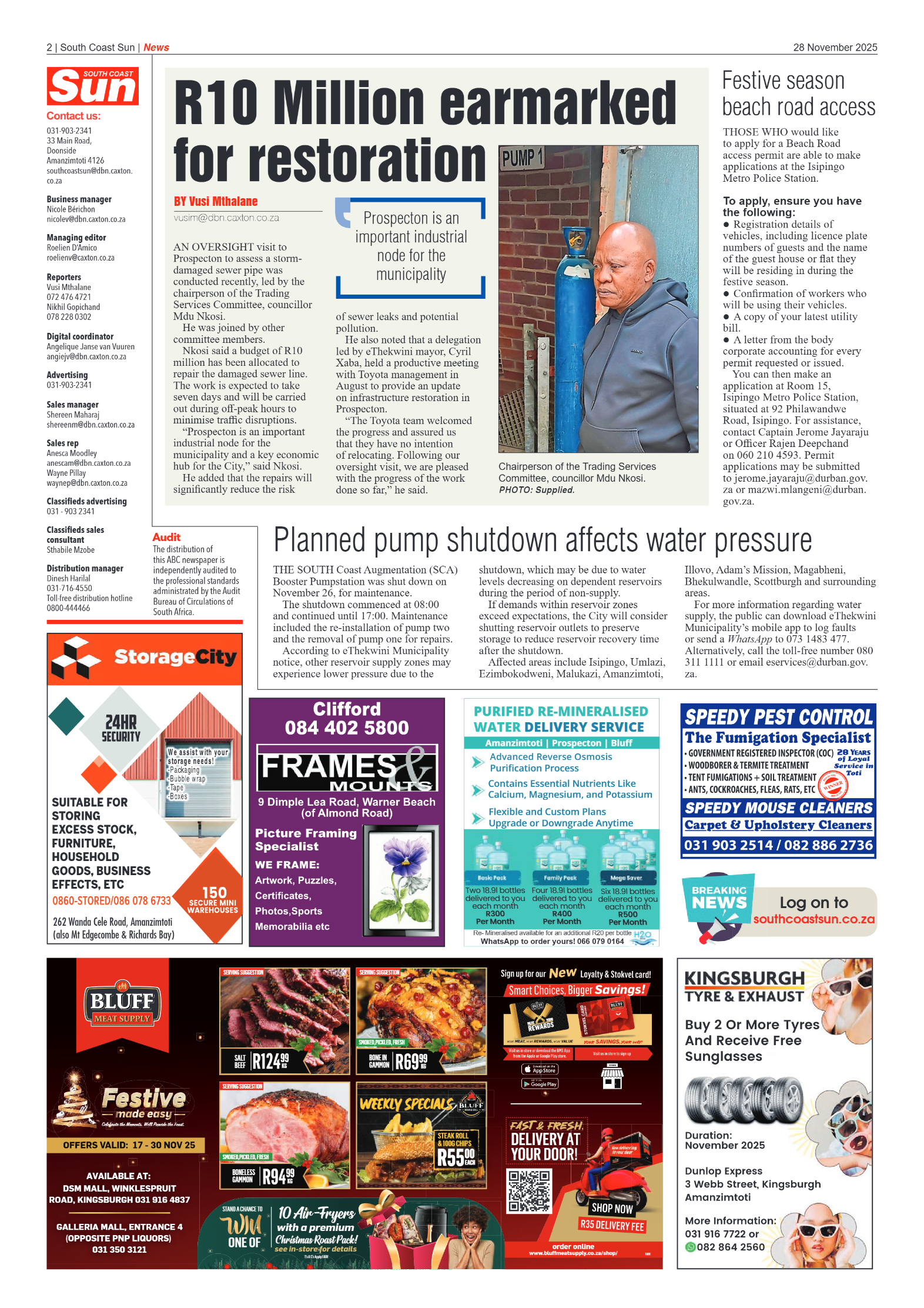 South Coast Sun 28 November 2025 page 4