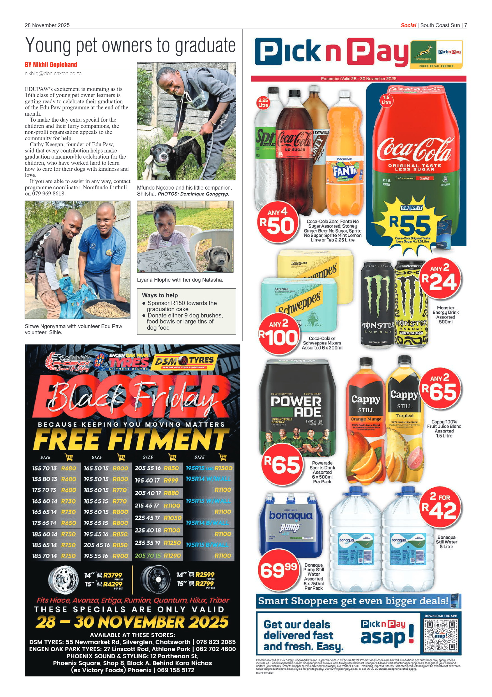 South Coast Sun 28 November 2025 page 9
