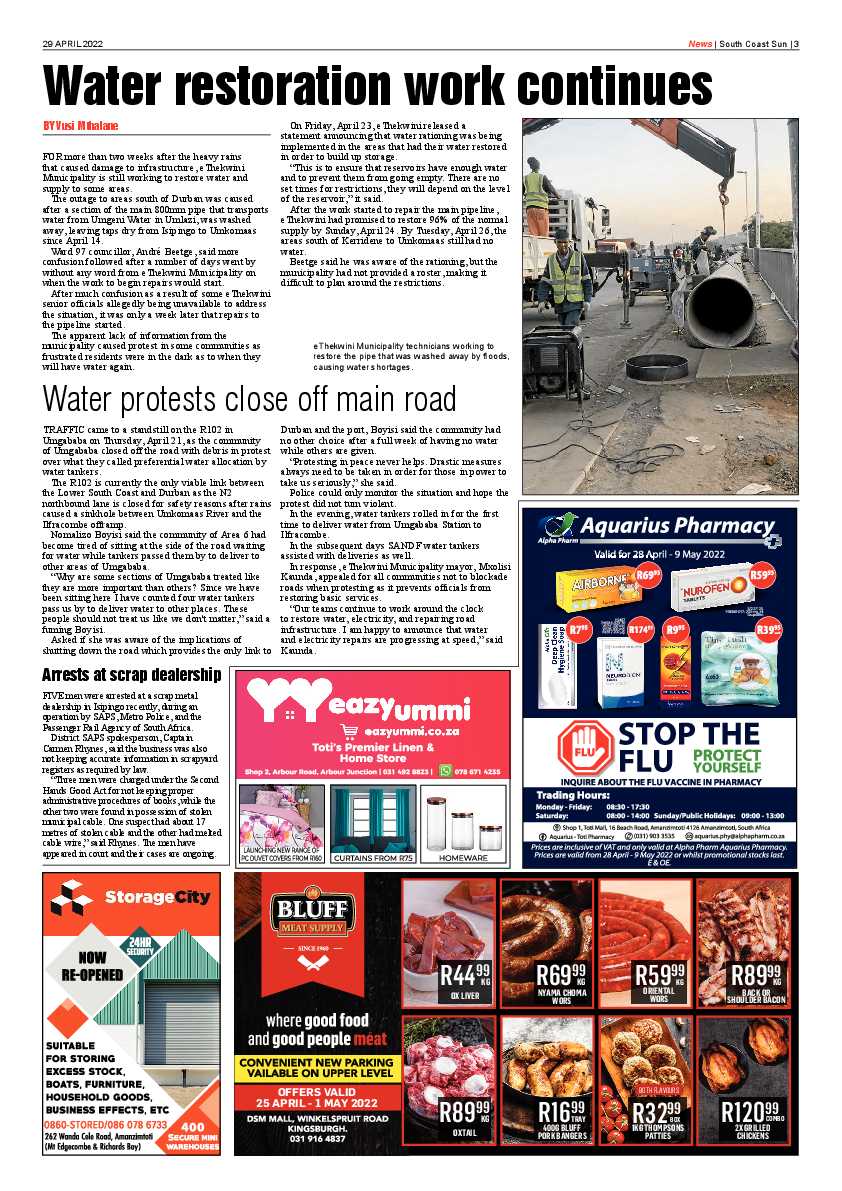 South Coast Sun 29 April 2022 page 3