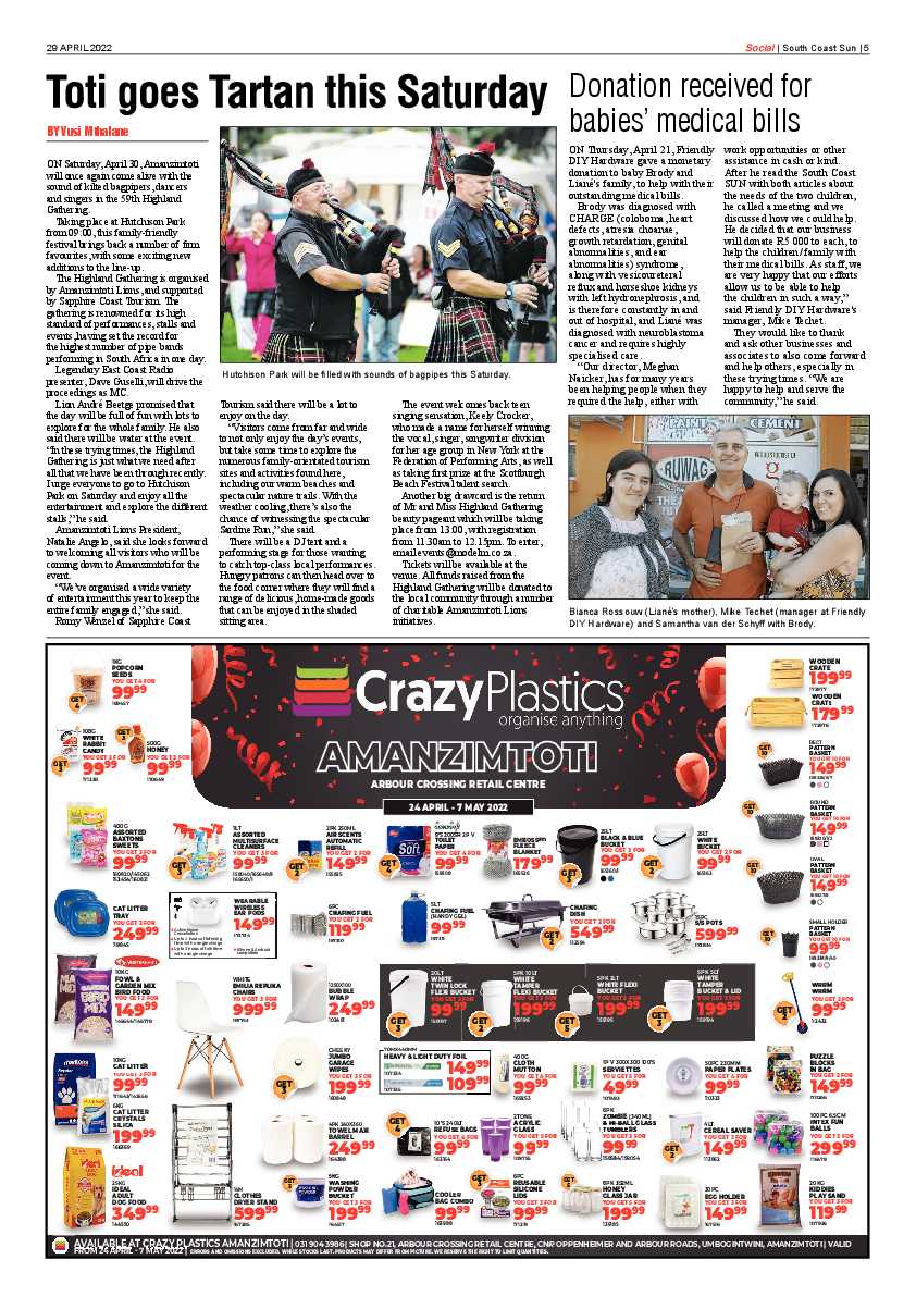 South Coast Sun 29 April 2022 page 5