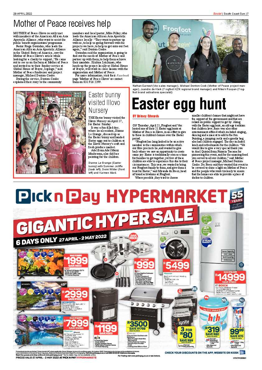 South Coast Sun 29 April 2022 page 7