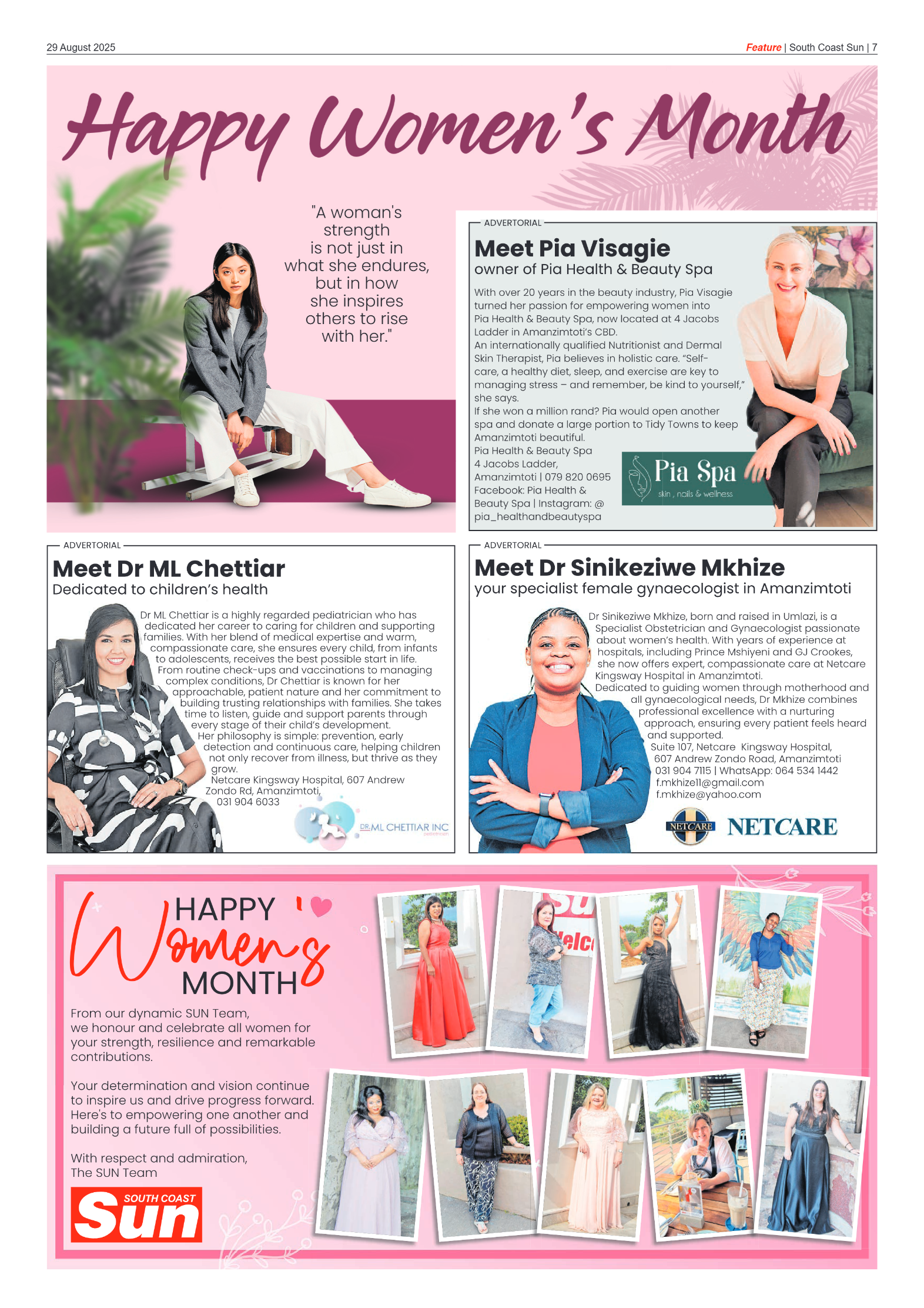 South Coast Sun 29 August 2025 page 7