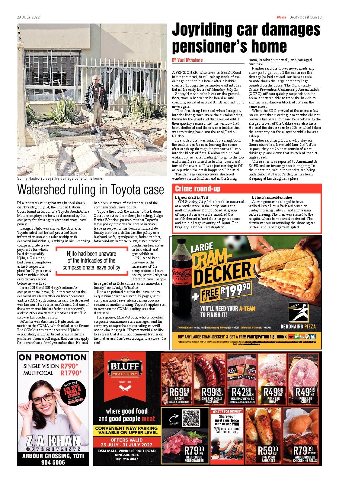 South Coast Sun 29 July 2022 page 3
