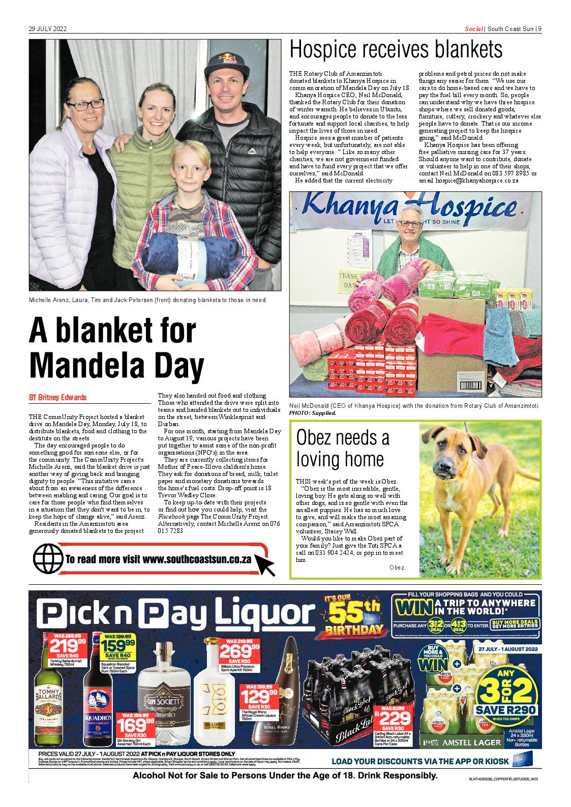 South Coast Sun 29 July 2022 page 9