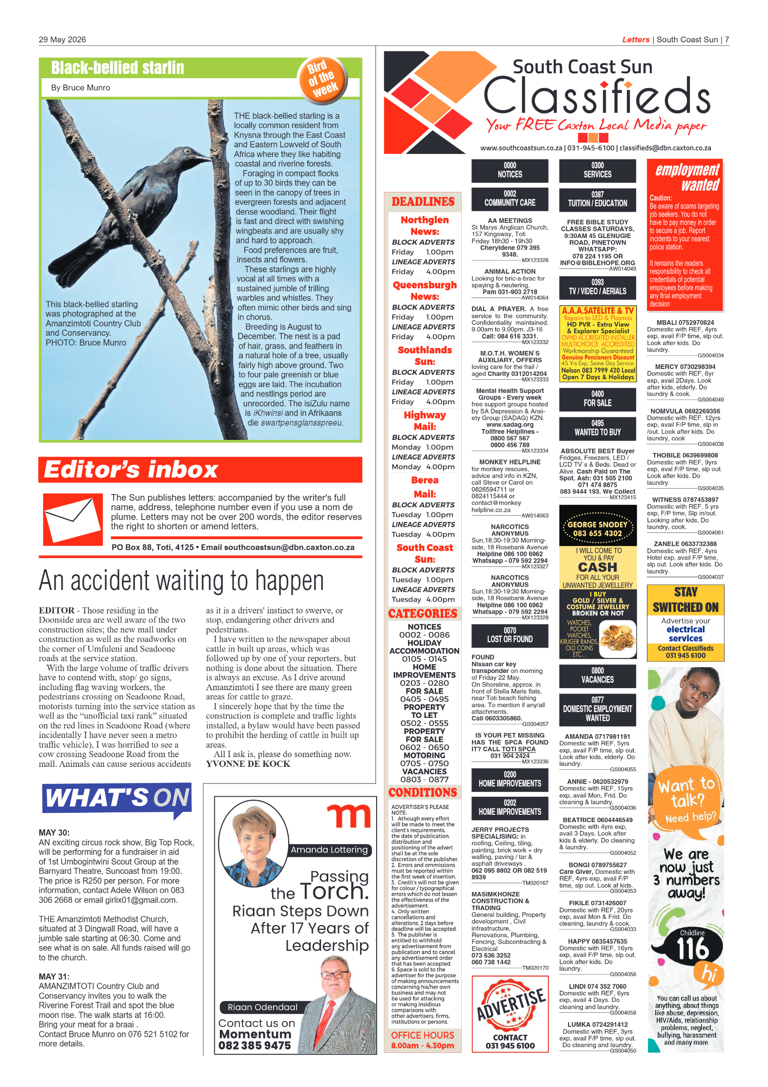 South Coast Sun 29 May 2026 page 7