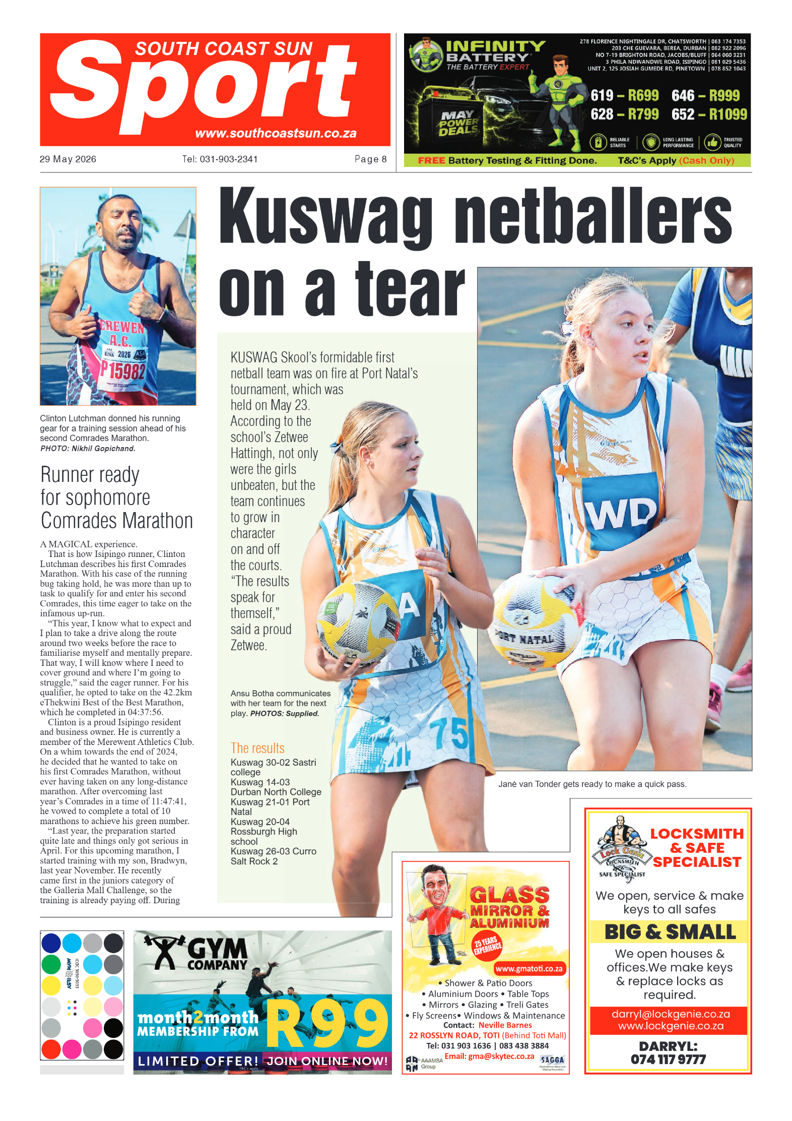 South Coast Sun 29 May 2026 page 8