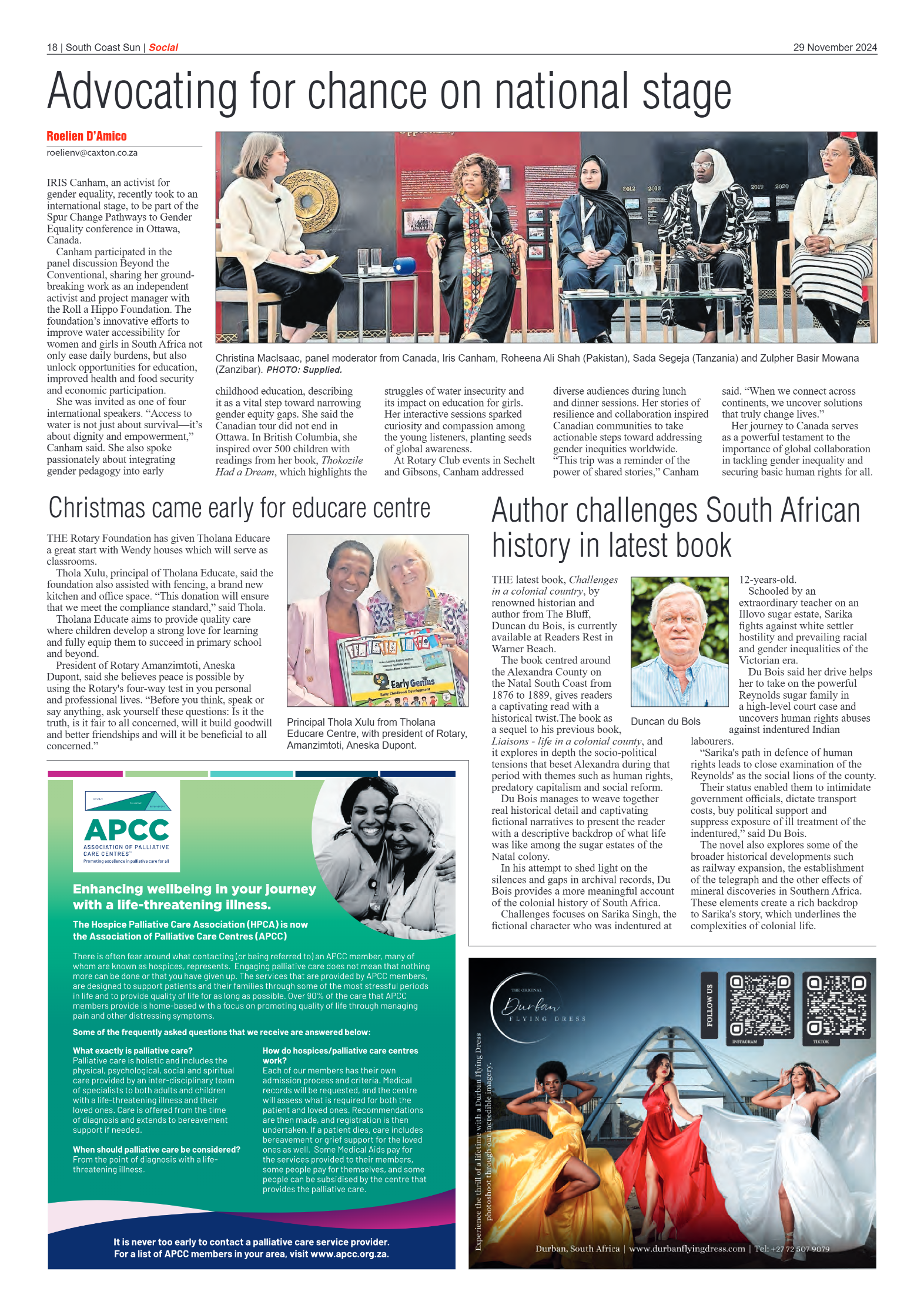 South Coast Sun 29 November 2024 page 18