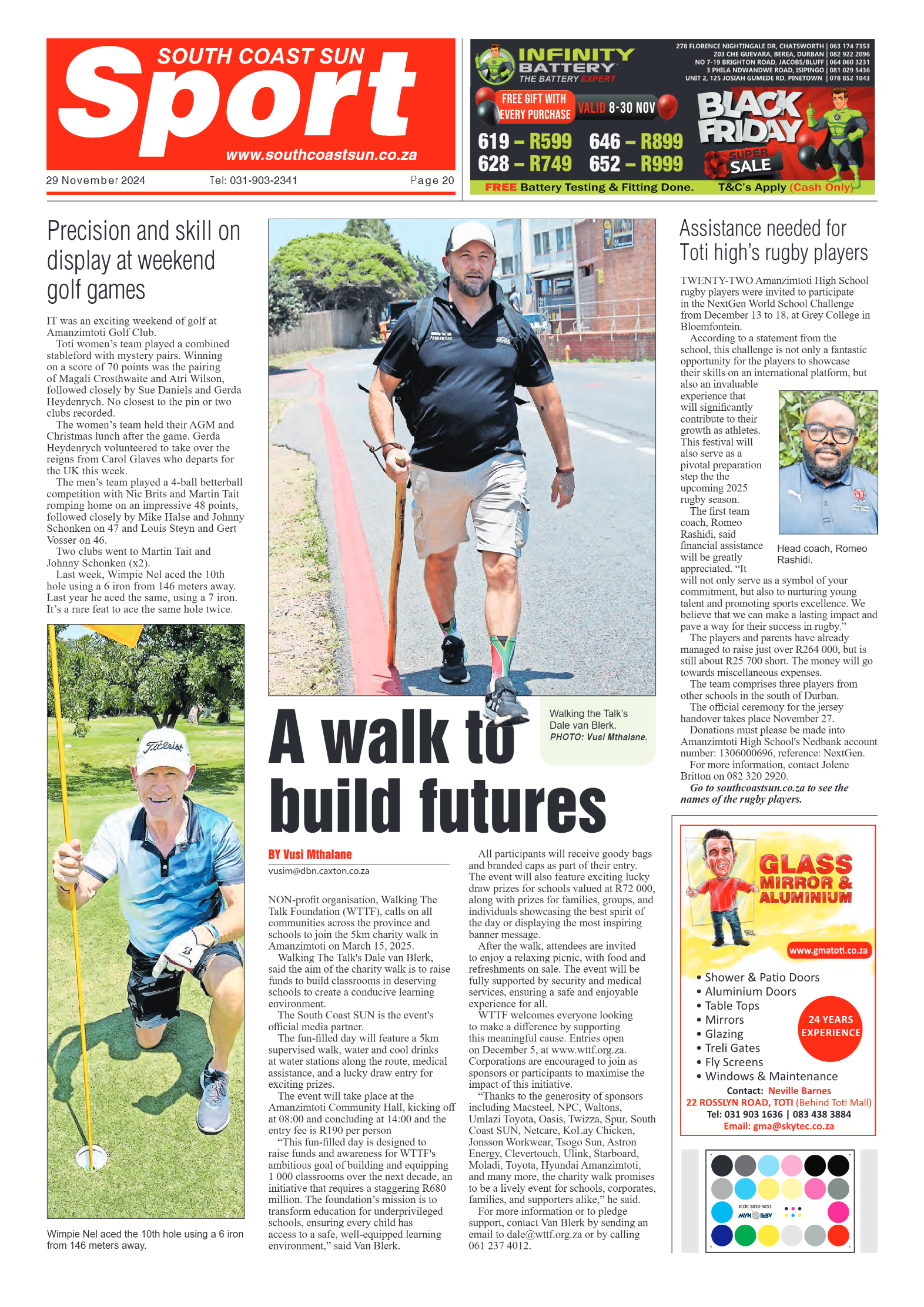 South Coast Sun 29 November 2024 page 20