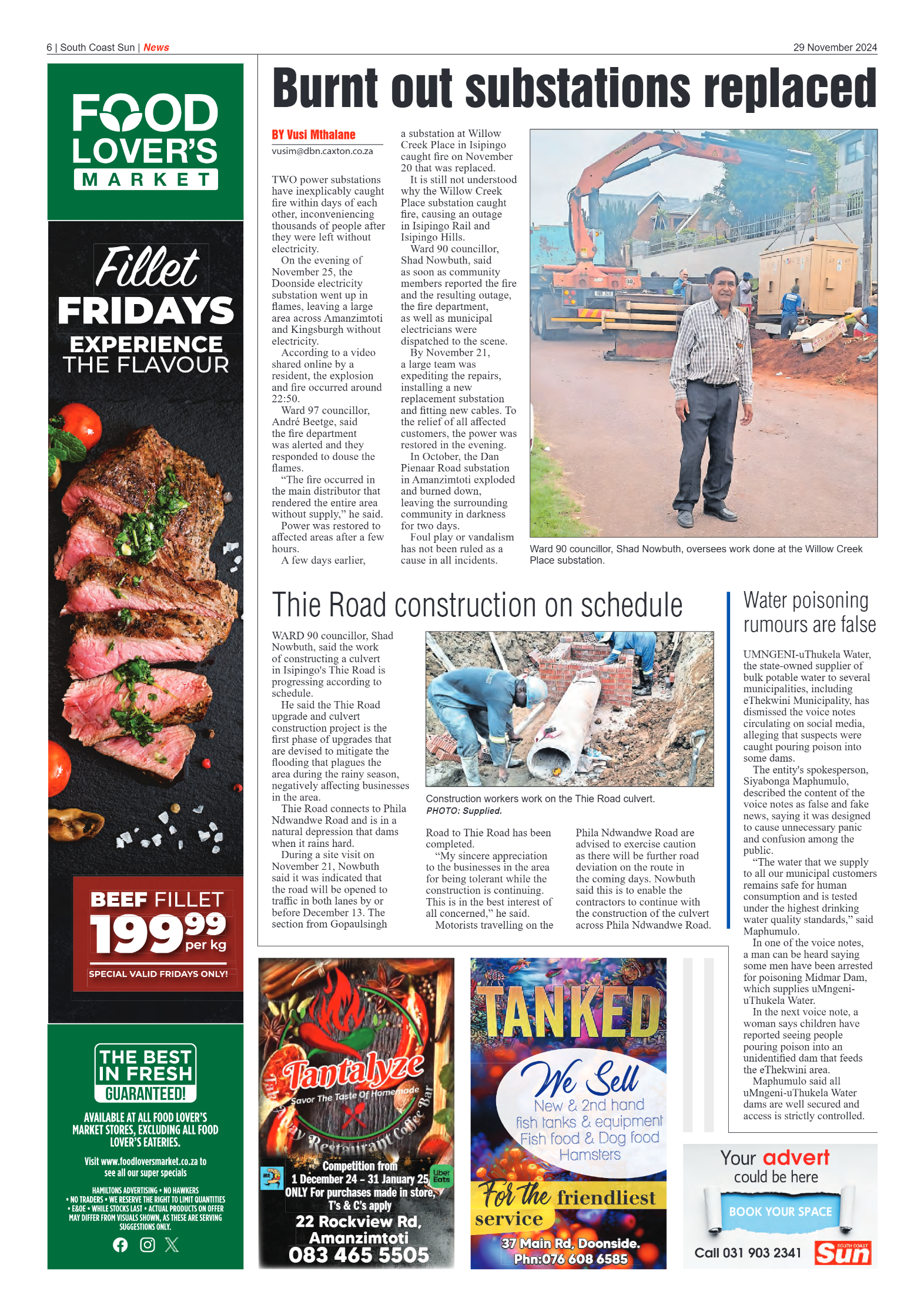 South Coast Sun 29 November 2024 page 6