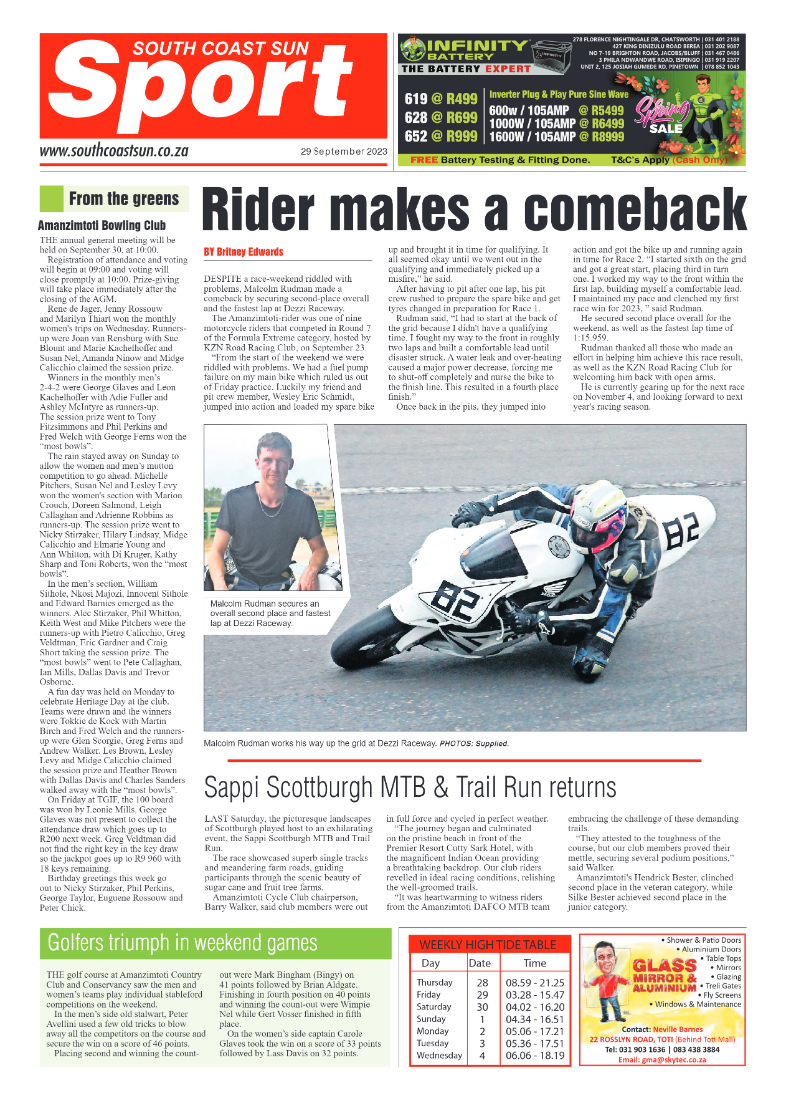 South Coast Sun 29 September 2023 page 12