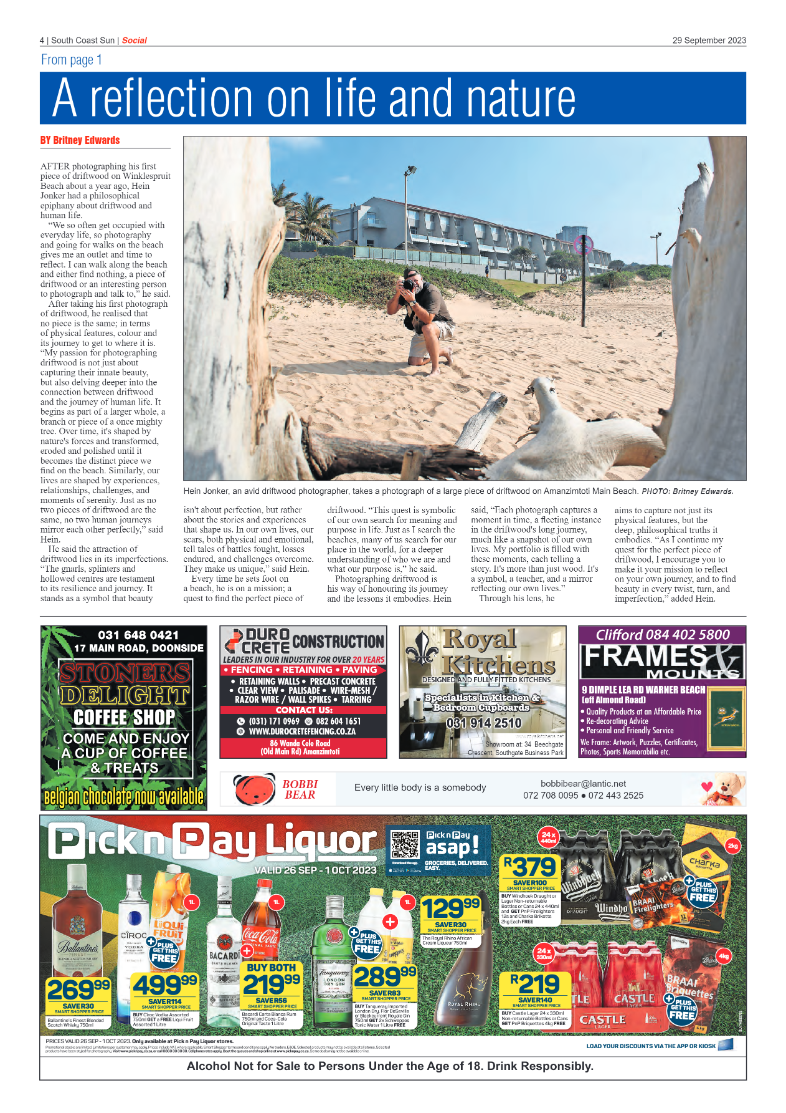 South Coast Sun 29 September 2023 page 4