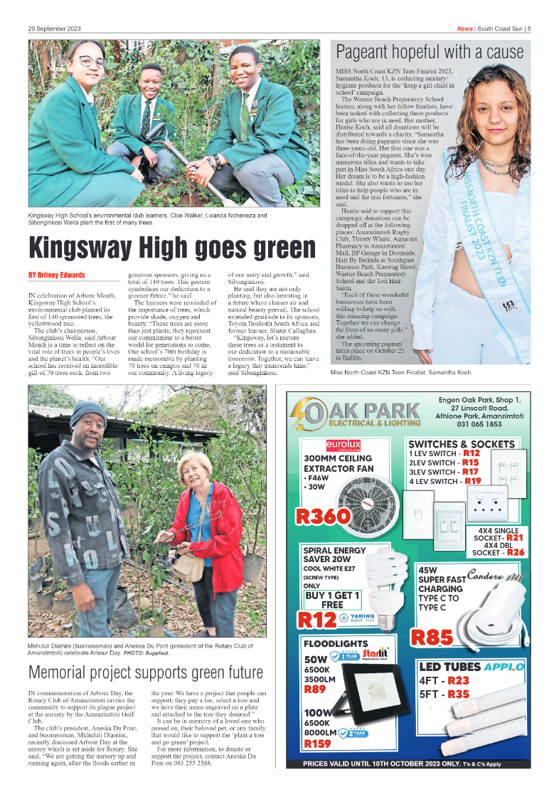 South Coast Sun 29 September 2023 page 5