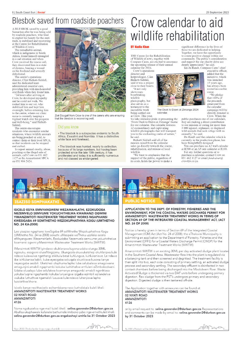 South Coast Sun 29 September 2023 page 6