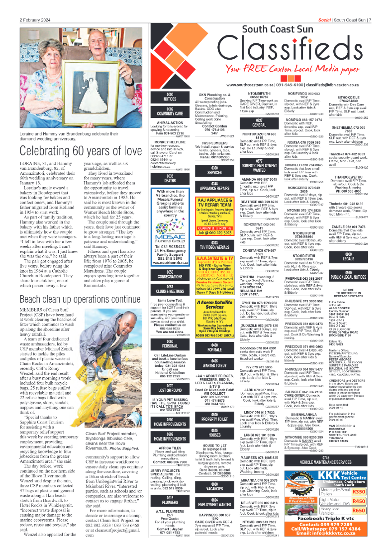 South Coast Sun 2 February 2024 page 7