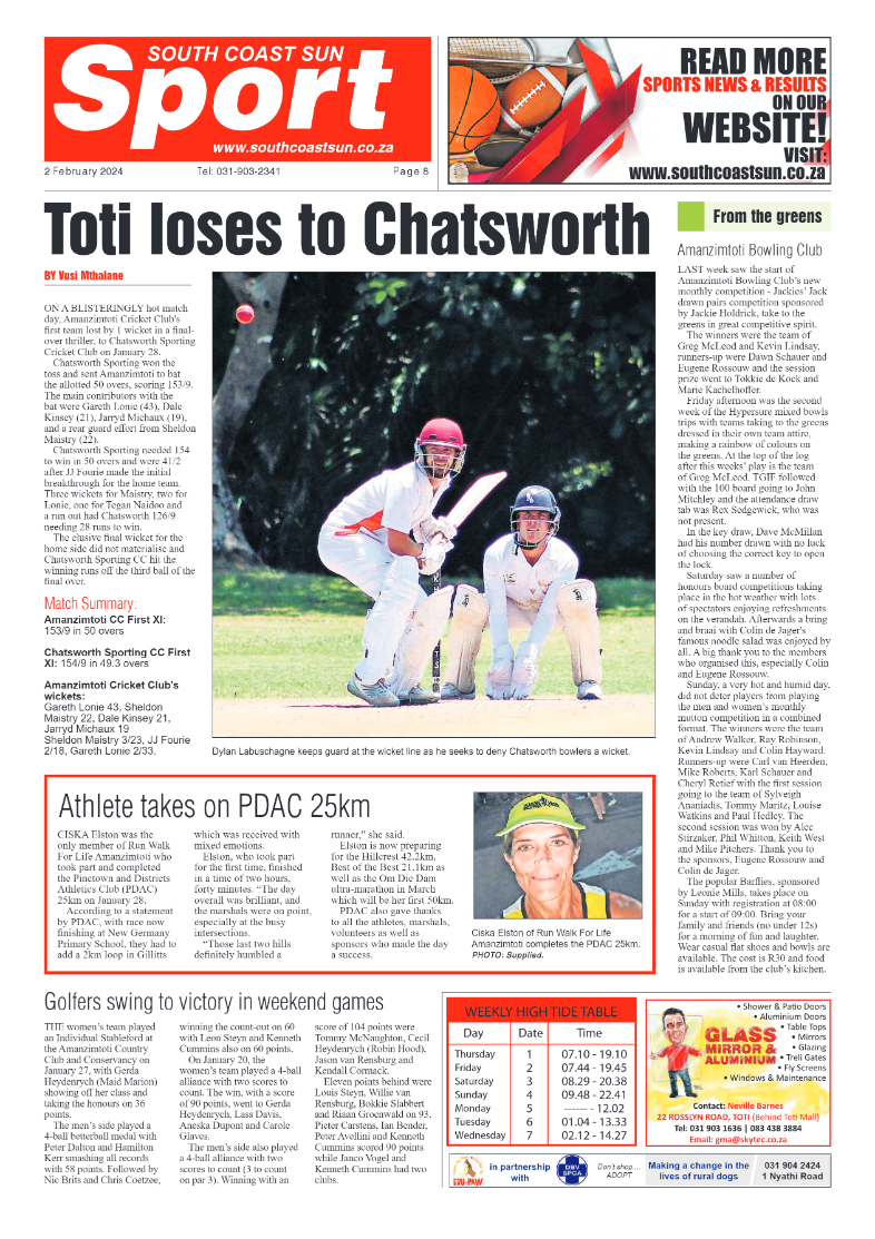South Coast Sun 2 February 2024 page 8