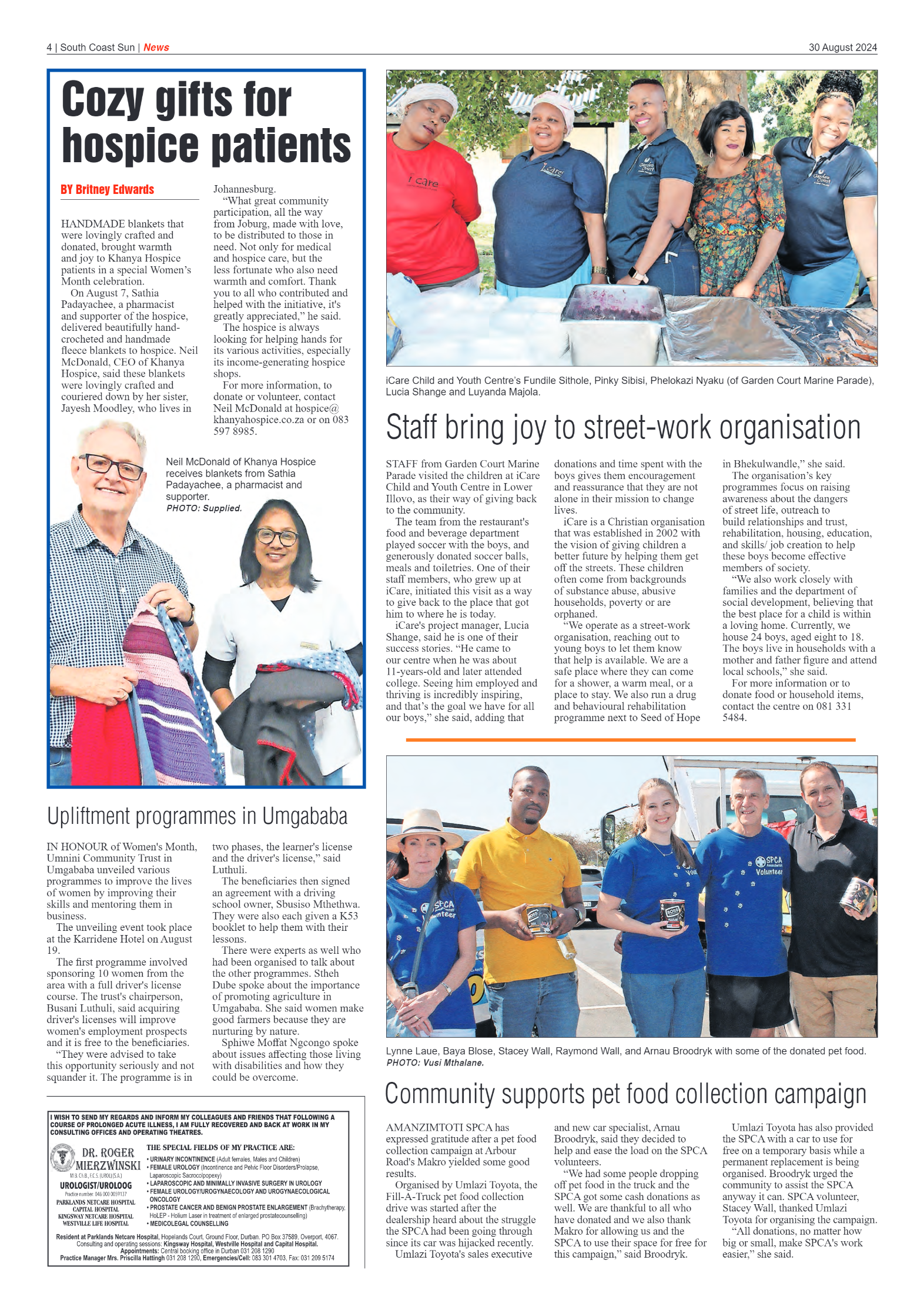 South Coast Sun 30 August 2024 page 4