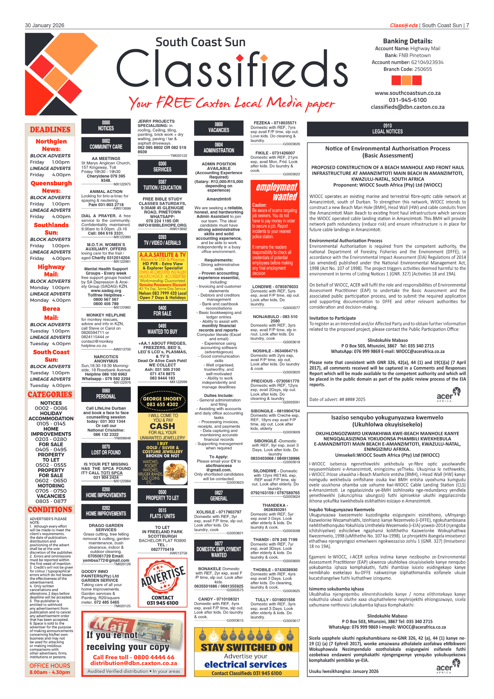 South Coast Sun 30 January 2026 page 7