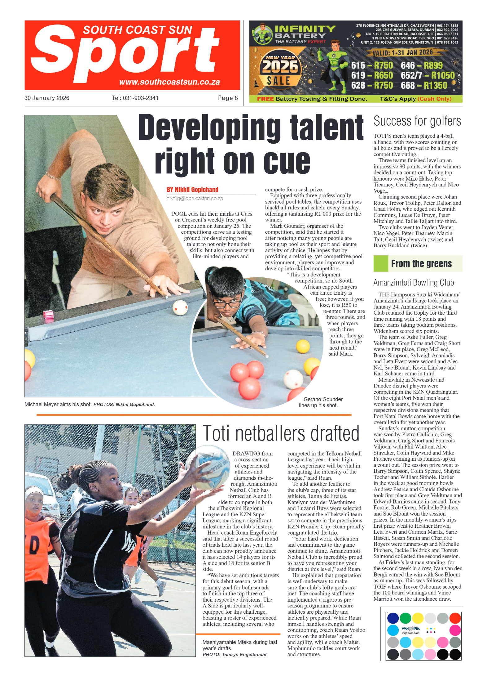 South Coast Sun 30 January 2026 page 8