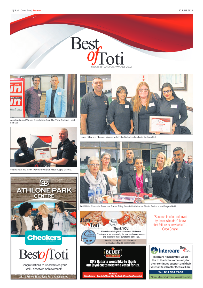 South Coast Sun 30 June 2023 page 12