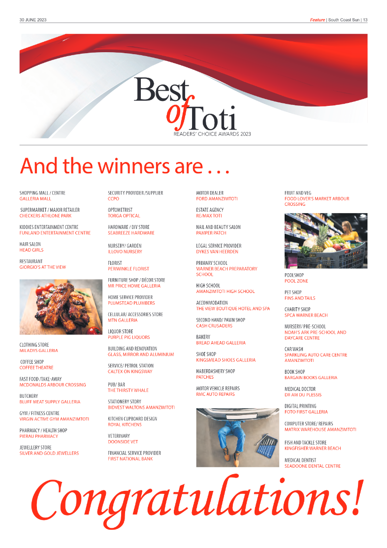 South Coast Sun 30 June 2023 page 13