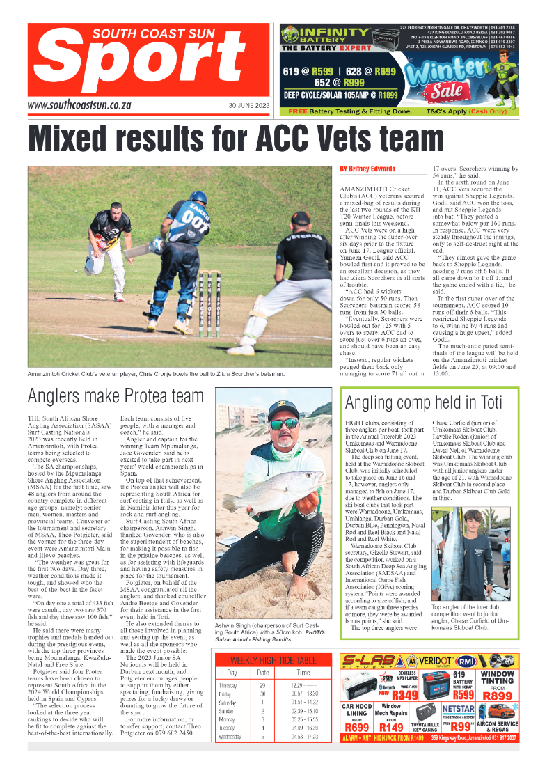 South Coast Sun 30 June 2023 page 16