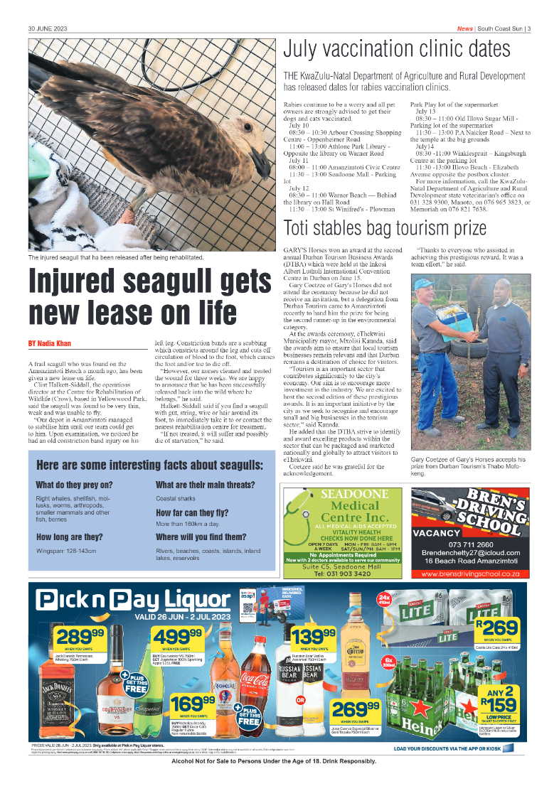 South Coast Sun 30 June 2023 page 3