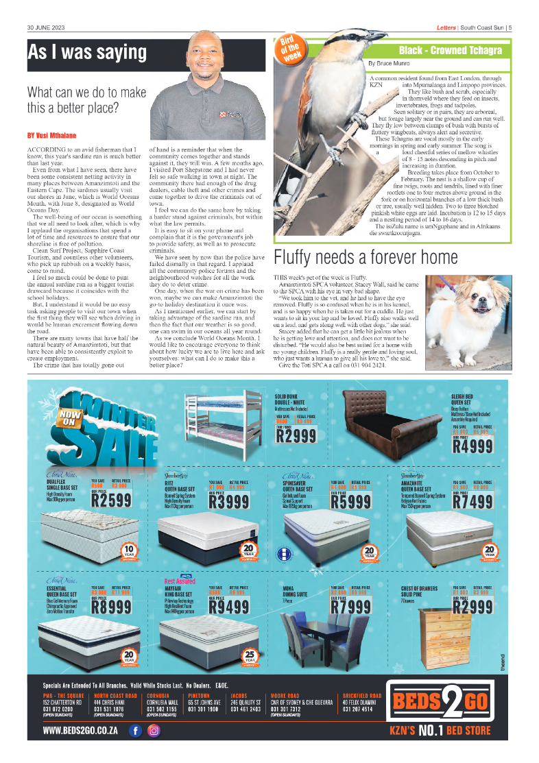 South Coast Sun 30 June 2023 page 5