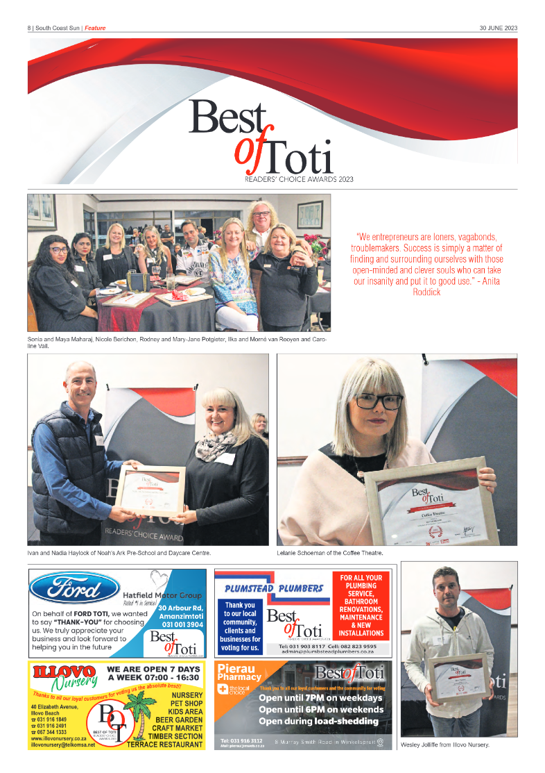 South Coast Sun 30 June 2023 page 8