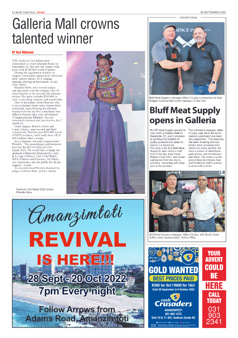 South Coast Sun 30 September 2022 page 4