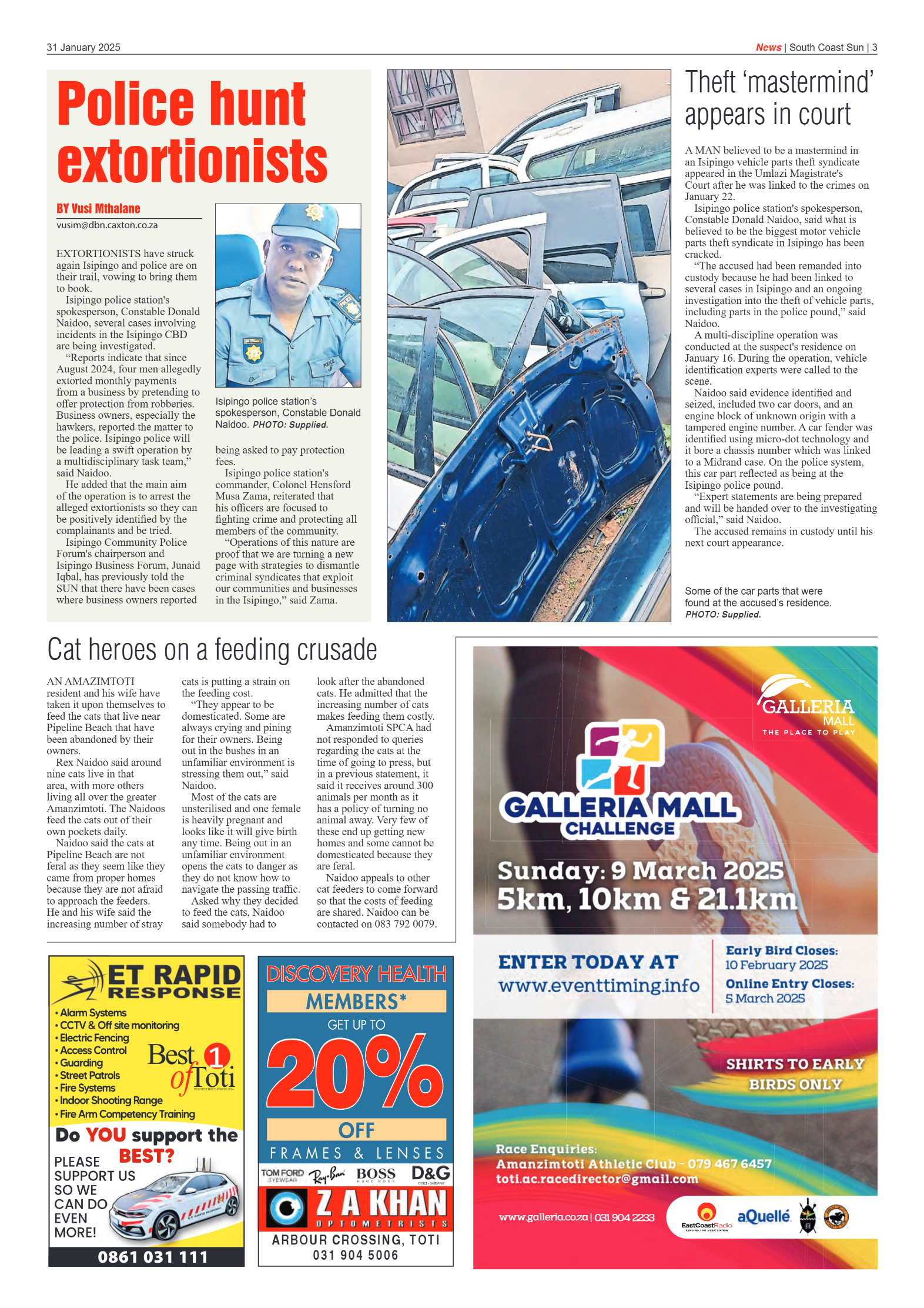 South Coast Sun 31 January 2025 page 3