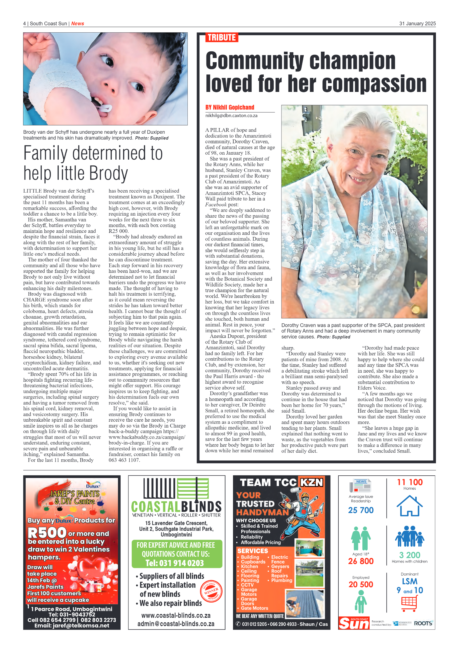 South Coast Sun 31 January 2025 page 4