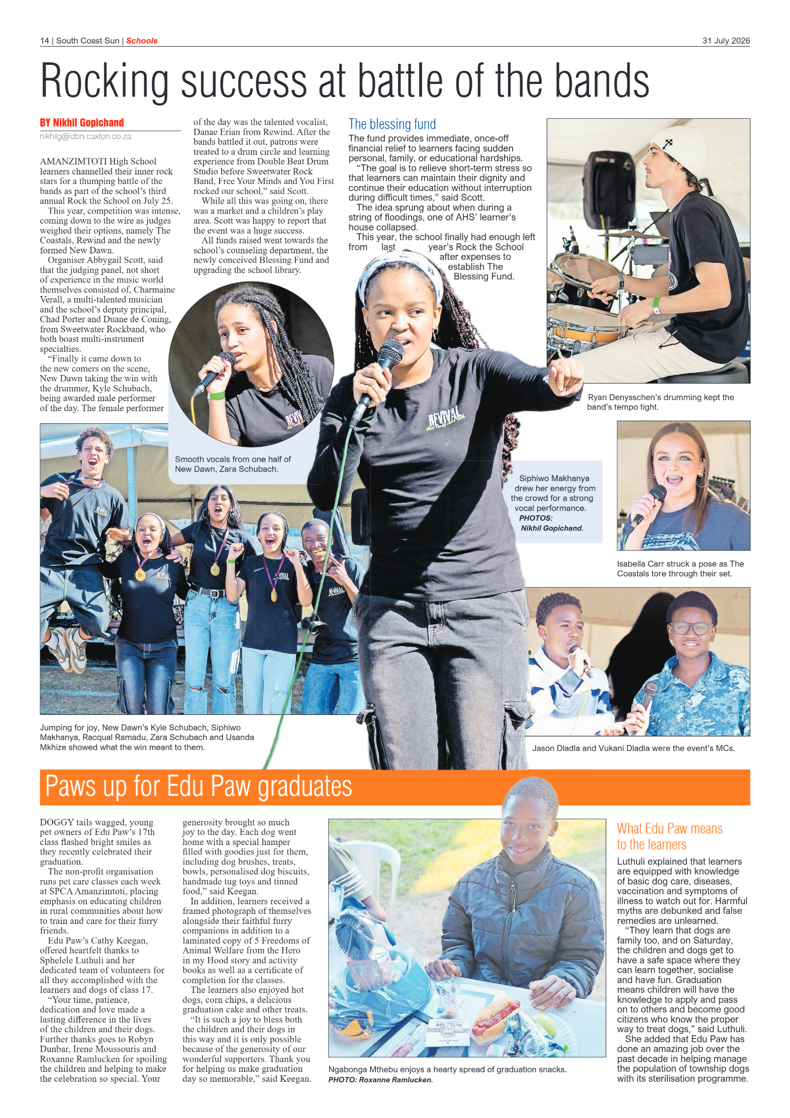 South Coast Sun 31 July 2026 page 14